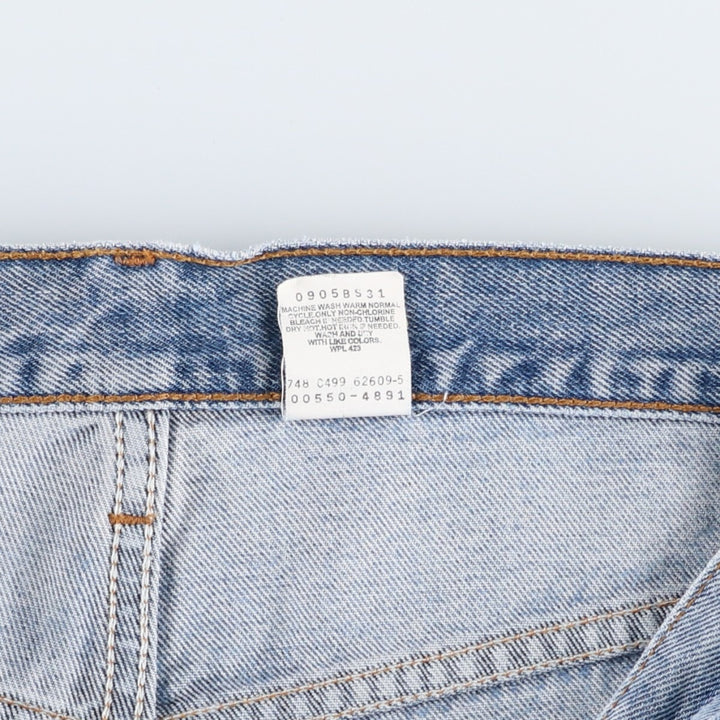 1990'S Levi's 550-4891 Relaxed Fit Tapered Denim Pants, Men's W35 (approx.), Vintage cotton blue type Vintage Second Hand