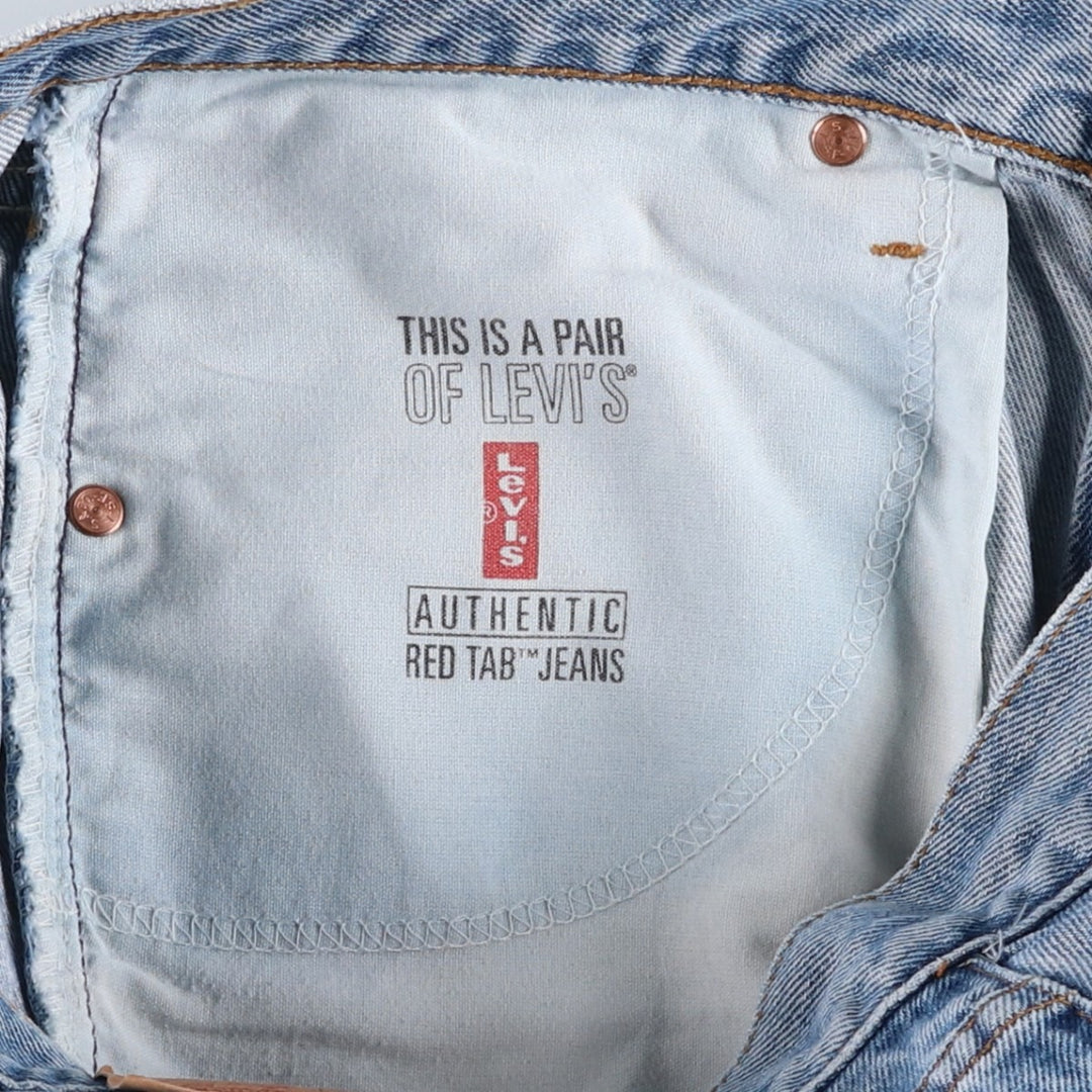 1990'S Levi's 550-4891 Relaxed Fit Tapered Denim Pants, Men's W35 (approx.), Vintage cotton blue type Vintage Second Hand