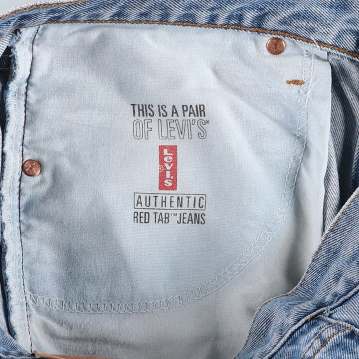1990'S Levi's 550-4891 Relaxed Fit Tapered Denim Pants, Men's W35 (approx.), Vintage cotton blue type Vintage Second Hand
