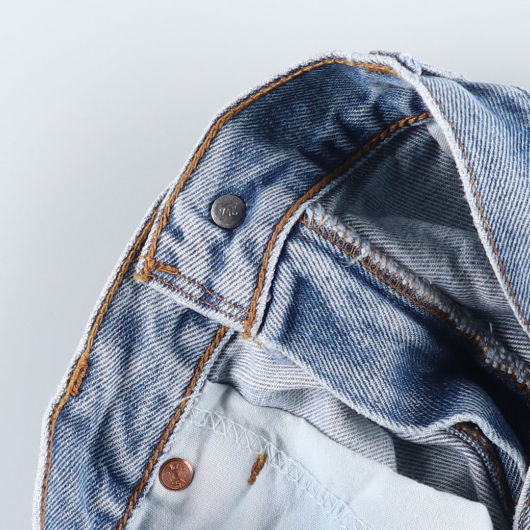 1990'S Levi's 550-4891 Relaxed Fit Tapered Denim Pants, Men's W35 (approx.), Vintage cotton blue type Vintage Second Hand