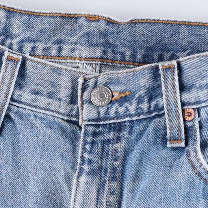 1990'S Levi's 550-4891 Relaxed Fit Tapered Denim Pants, Men's W35 (approx.), Vintage cotton blue type Vintage Second Hand