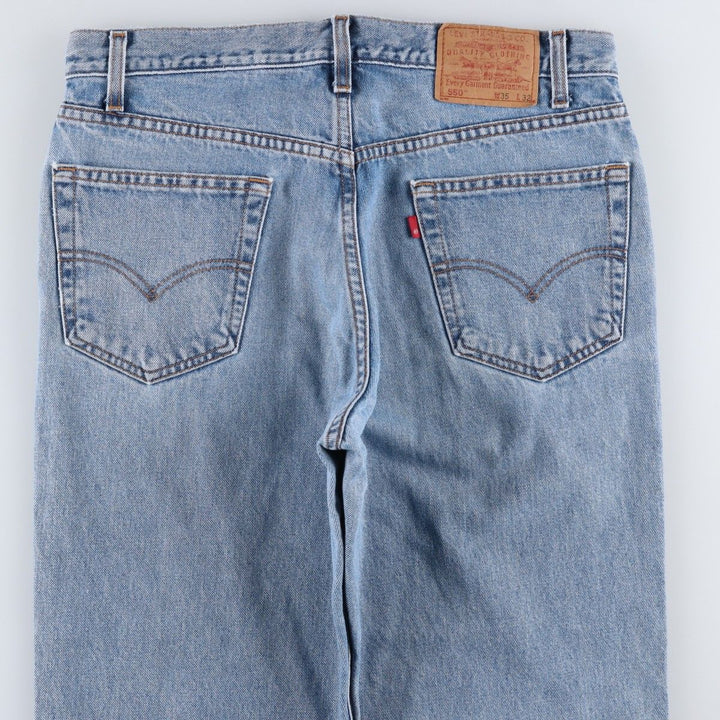 1990'S Levi's 550-4891 Relaxed Fit Tapered Denim Pants, Men's W35 (approx.), Vintage cotton blue type Vintage Second Hand