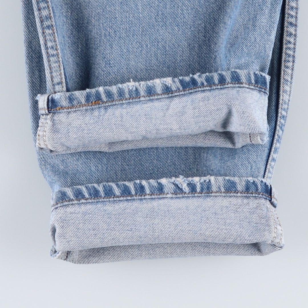 1990'S Levi's 550-4891 Relaxed Fit Tapered Denim Pants, Men's W35 (approx.), Vintage cotton blue type Vintage Second Hand