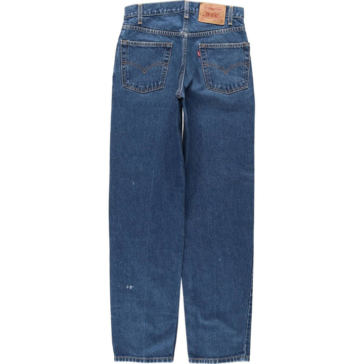 2000'S Levi's 550 Relaxed Fit Tapered Denim Pants, Men's W30 equivalent. cotton blue type Vintage Second Hand
