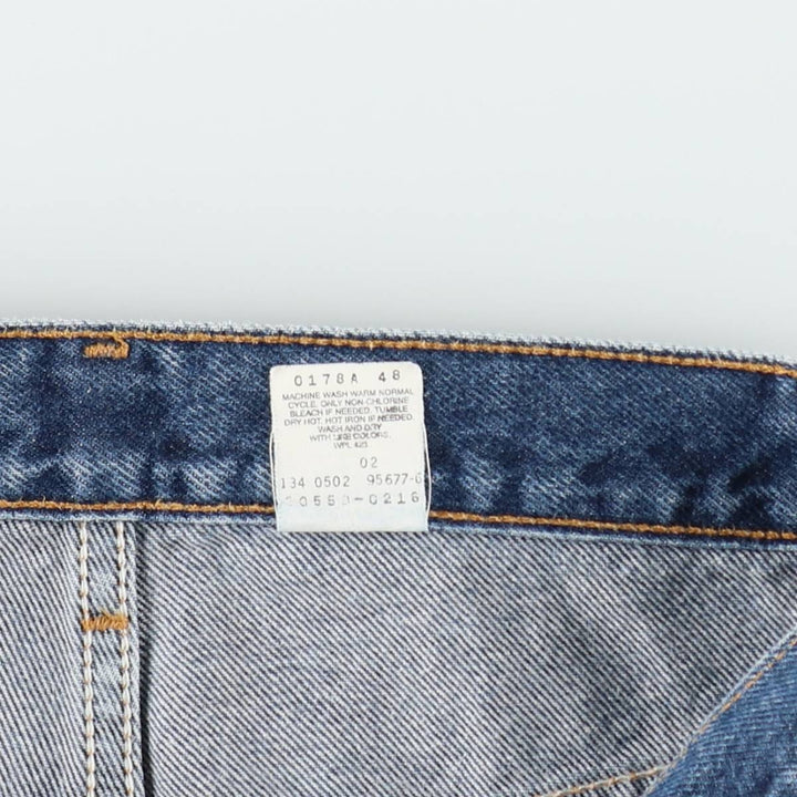2000'S Levi's 550 Relaxed Fit Tapered Denim Pants, Men's W30 equivalent. cotton blue type Vintage Second Hand