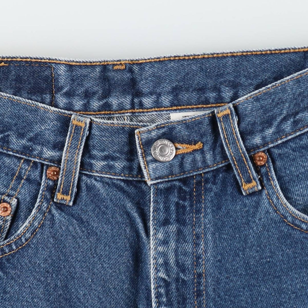 2000'S Levi's 550 Relaxed Fit Tapered Denim Pants, Men's W30 equivalent. cotton blue type Vintage Second Hand
