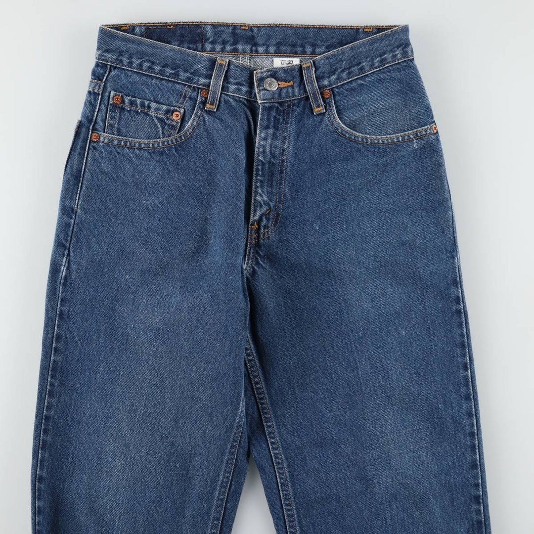 2000'S Levi's 550 Relaxed Fit Tapered Denim Pants, Men's W30 equivalent. cotton blue type Vintage Second Hand