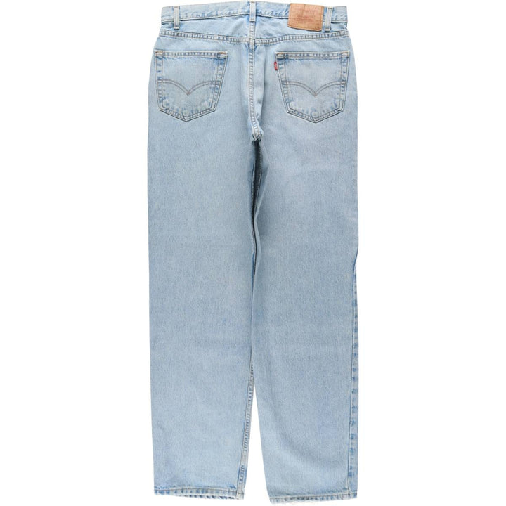 2000'S Levi's 550 Relaxed Fit Tapered Denim Pants, W36 L34 (equivalent to men's W35) cotton blue type Vintage Second Hand