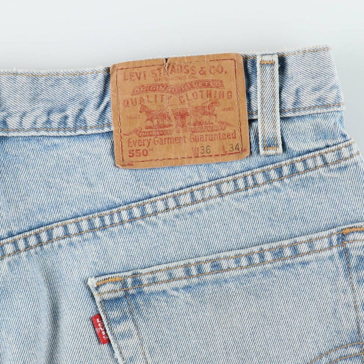 2000'S Levi's 550 Relaxed Fit Tapered Denim Pants, W36 L34 (equivalent to men's W35) cotton blue type Vintage Second Hand