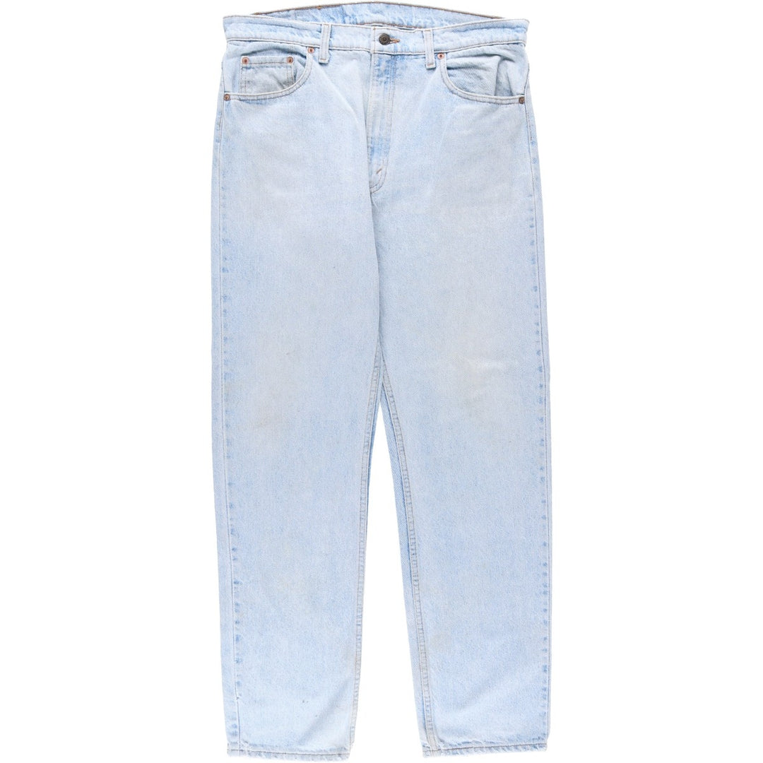 1990'S Levi's 550-4834 Tapered Denim Pants, Made in USA, Men's Size W36 (approx.), Vintage cotton Blue type light blue Vintage Second Hand