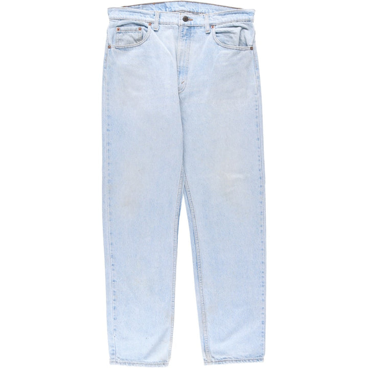 1990'S Levi's 550-4834 Tapered Denim Pants, Made in USA, Men's Size W36 (approx.), Vintage cotton Blue type light blue Vintage Second Hand