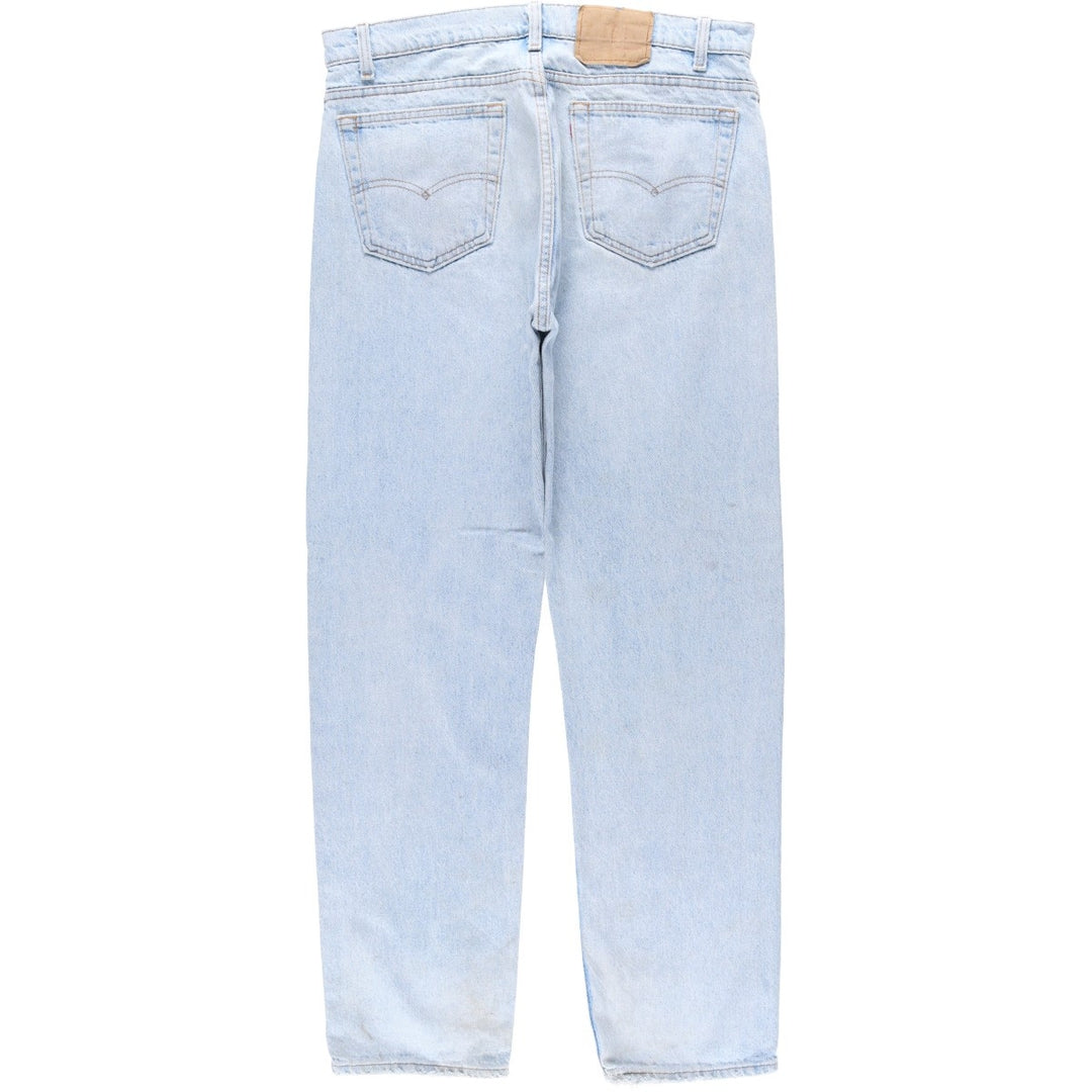1990'S Levi's 550-4834 Tapered Denim Pants, Made in USA, Men's Size W36 (approx.), Vintage cotton Blue type light blue Vintage Second Hand