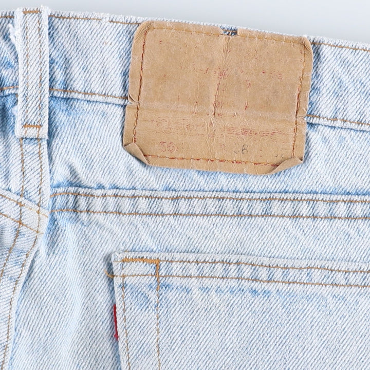 1990'S Levi's 550-4834 Tapered Denim Pants, Made in USA, Men's Size W36 (approx.), Vintage cotton Blue type light blue Vintage Second Hand