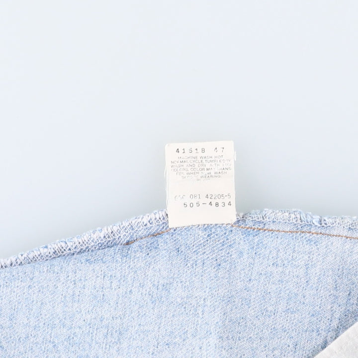 1990'S Levi's 550-4834 Tapered Denim Pants, Made in USA, Men's Size W36 (approx.), Vintage cotton Blue type light blue Vintage Second Hand