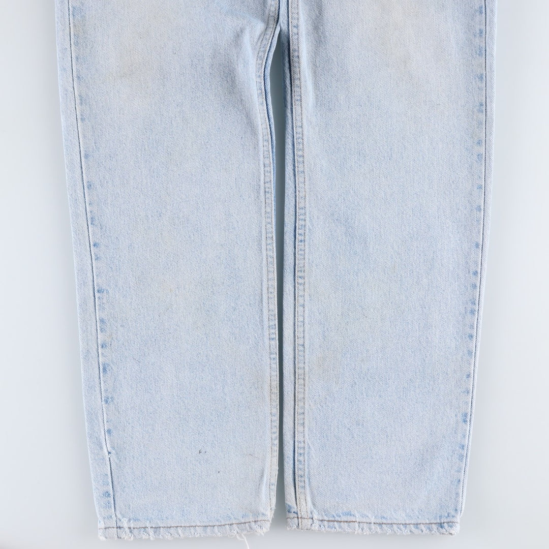 1990'S Levi's 550-4834 Tapered Denim Pants, Made in USA, Men's Size W36 (approx.), Vintage cotton Blue type light blue Vintage Second Hand