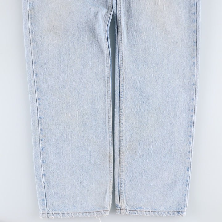 1990'S Levi's 550-4834 Tapered Denim Pants, Made in USA, Men's Size W36 (approx.), Vintage cotton Blue type light blue Vintage Second Hand
