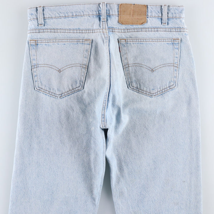 1990'S Levi's 550-4834 Tapered Denim Pants, Made in USA, Men's Size W36 (approx.), Vintage cotton Blue type light blue Vintage Second Hand