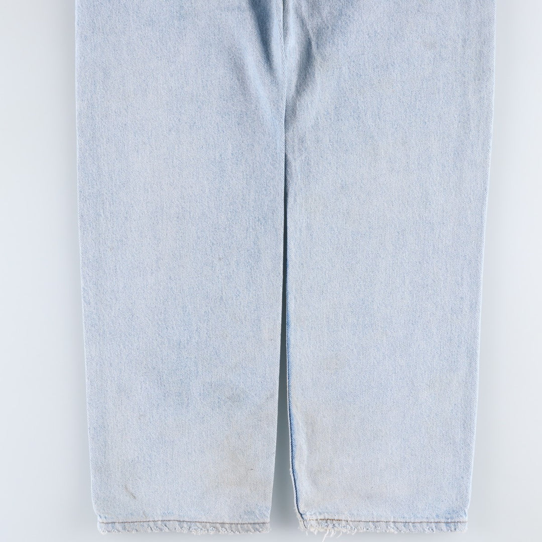 1990'S Levi's 550-4834 Tapered Denim Pants, Made in USA, Men's Size W36 (approx.), Vintage cotton Blue type light blue Vintage Second Hand