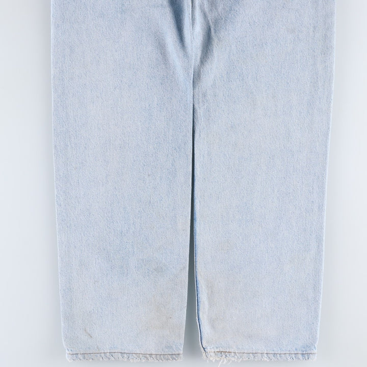 1990'S Levi's 550-4834 Tapered Denim Pants, Made in USA, Men's Size W36 (approx.), Vintage cotton Blue type light blue Vintage Second Hand