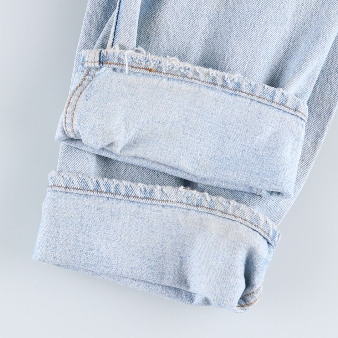 1990'S Levi's 550-4834 Tapered Denim Pants, Made in USA, Men's Size W36 (approx.), Vintage cotton Blue type light blue Vintage Second Hand