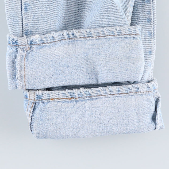 1990'S Levi's 550-4834 Tapered Denim Pants, Made in USA, Men's Size W36 (approx.), Vintage cotton Blue type light blue Vintage Second Hand