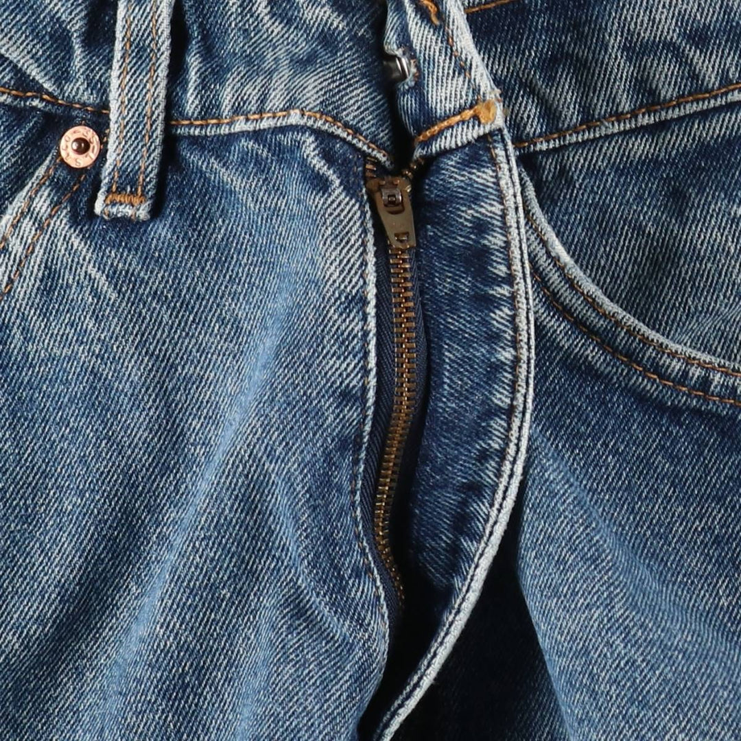 1990'S Levi's 550 Relaxed Fit Orange Tab Tapered Denim Pants, Made in USA, Men's Size W32 (approx.), Vintage cotton blue type Vintage Second Hand