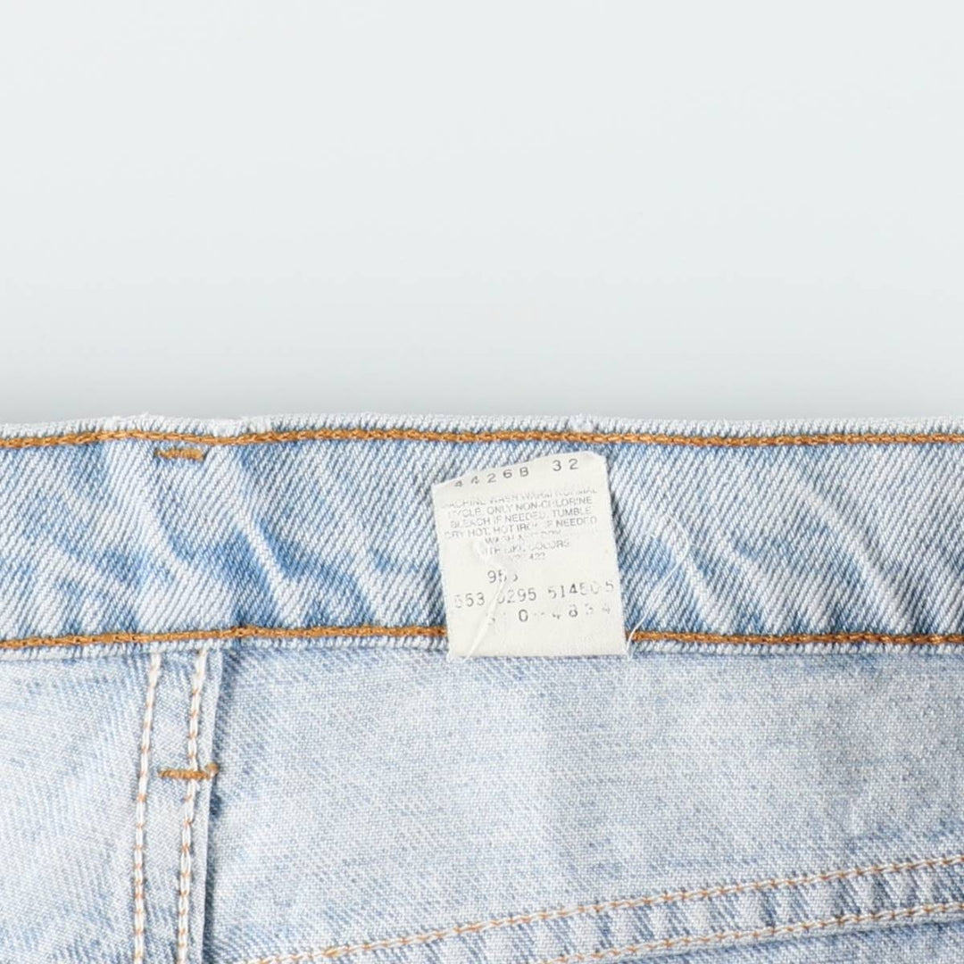 90'S Levi's 560 LOOSE FIT TAPERED LEG Tapered Denim Pants Made in USA Men's W36 Vintage cotton blue type Vintage Second Hand