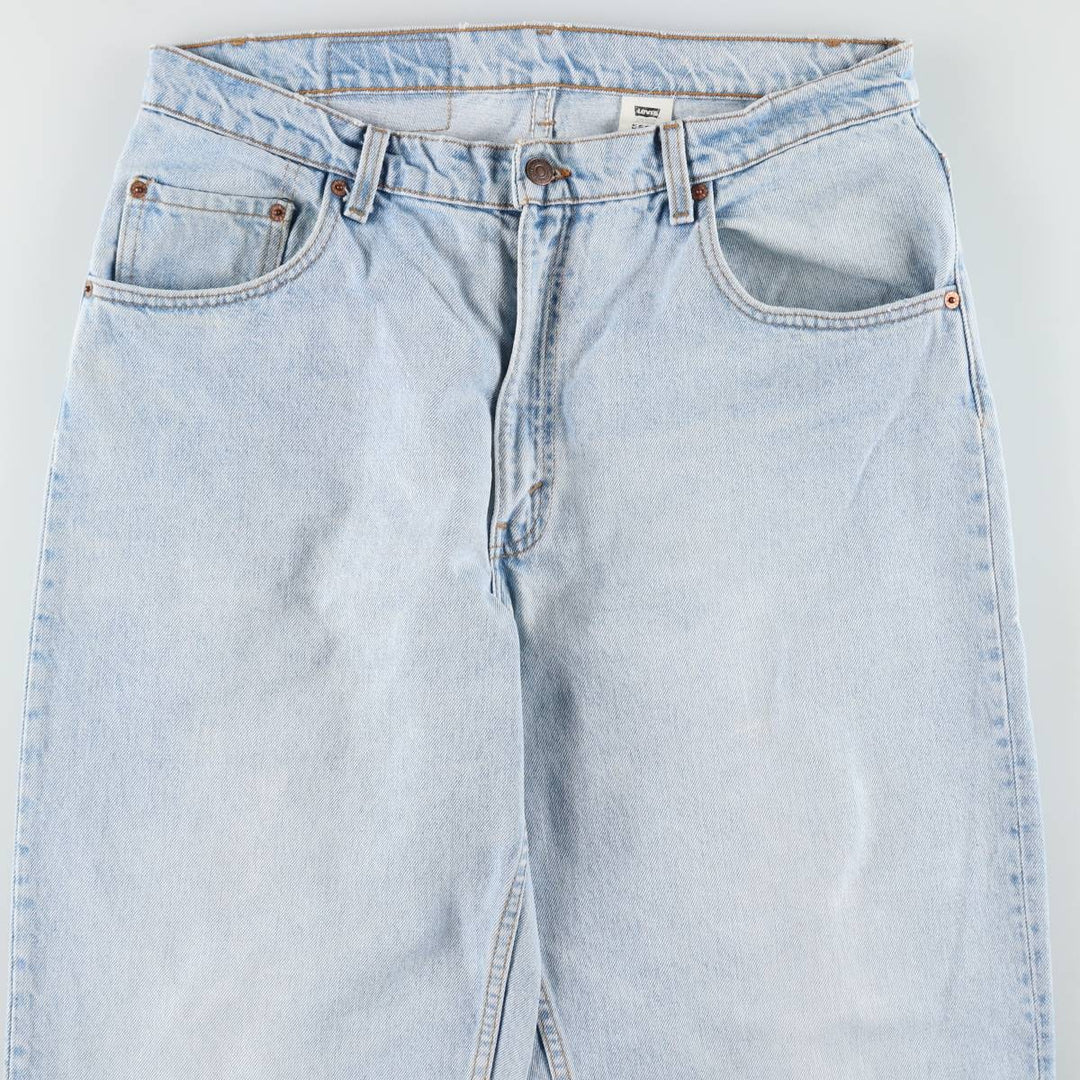 90'S Levi's 560 LOOSE FIT TAPERED LEG Tapered Denim Pants Made in USA Men's W36 Vintage cotton blue type Vintage Second Hand