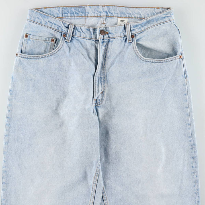 90'S Levi's 560 LOOSE FIT TAPERED LEG Tapered Denim Pants Made in USA Men's W36 Vintage cotton blue type Vintage Second Hand