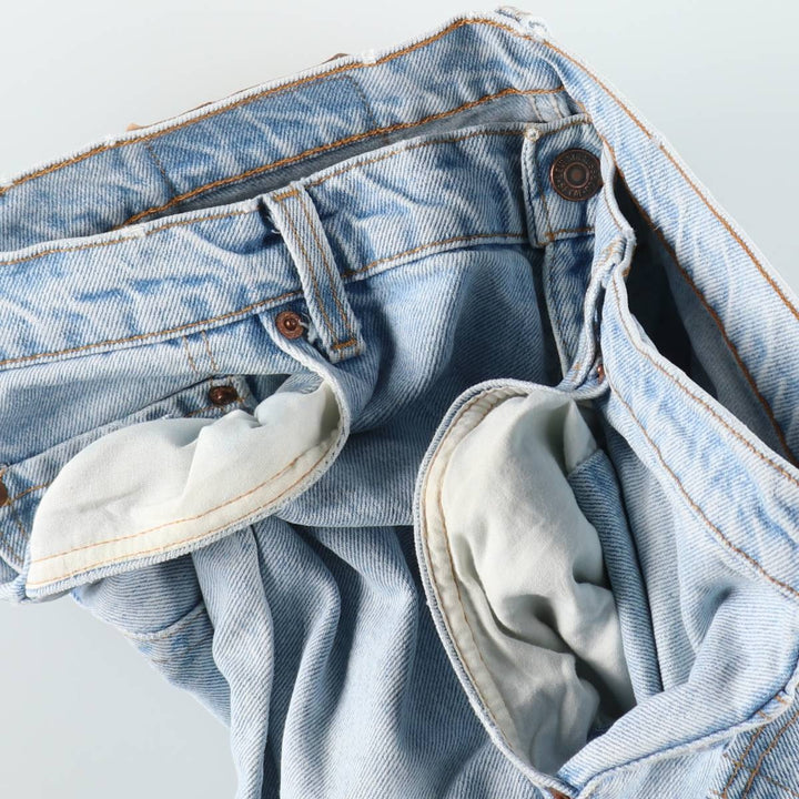 90'S Levi's 560 LOOSE FIT TAPERED LEG Tapered Denim Pants Made in USA Men's W36 Vintage cotton blue type Vintage Second Hand