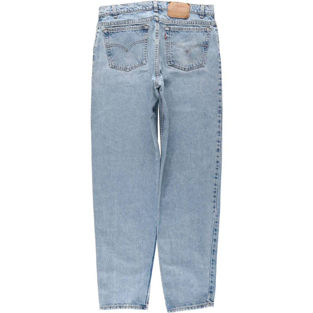 90'S Levi's 550 Relaxed Fit Tapered Leg Tapered Denim Pants Made in USA Men's W34 Vintage cotton blue type Vintage Second Hand