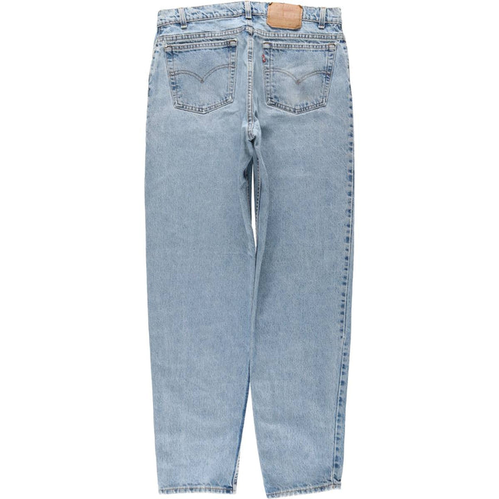 90'S Levi's 550 Relaxed Fit Tapered Leg Tapered Denim Pants Made in USA Men's W34 Vintage cotton blue type Vintage Second Hand