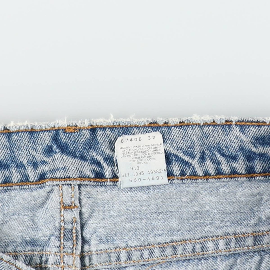 90'S Levi's 550 Relaxed Fit Tapered Leg Tapered Denim Pants Made in USA Men's W34 Vintage cotton blue type Vintage Second Hand
