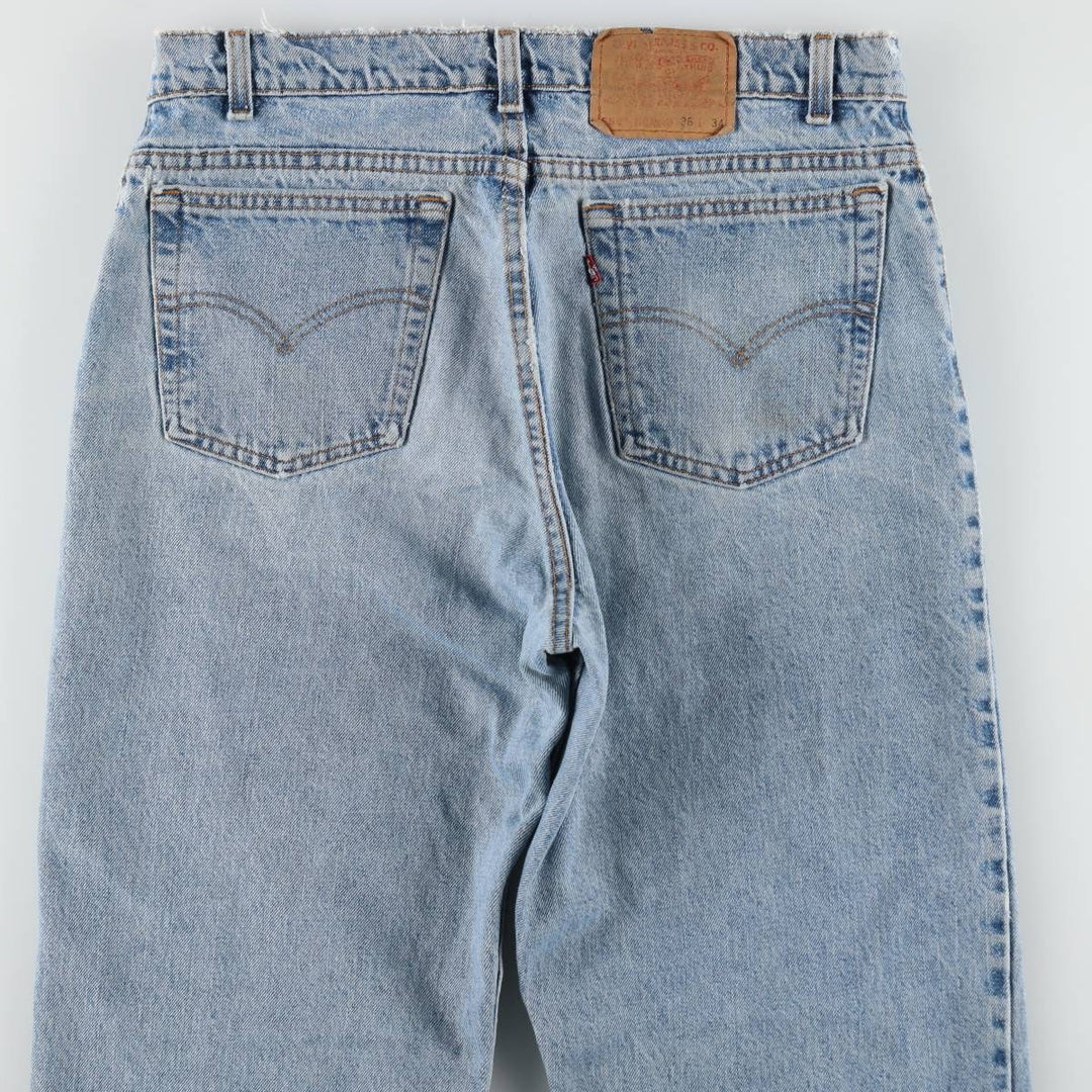 90'S Levi's 550 Relaxed Fit Tapered Leg Tapered Denim Pants Made in USA Men's W34 Vintage cotton blue type Vintage Second Hand