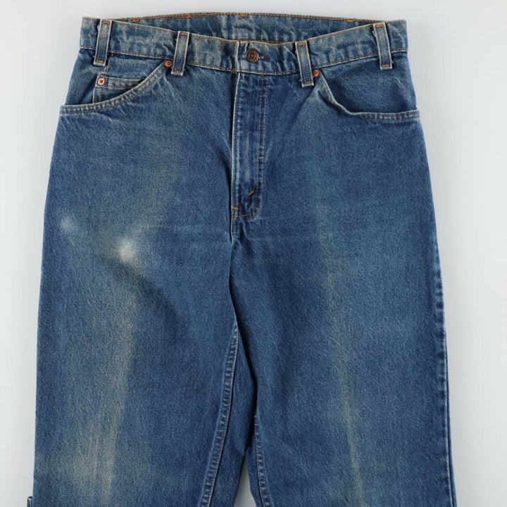 Levi's 40550-0215 Orange Tab Tapered Denim Pants, Made in USA, Men's W32 (approx.), Vintage. cotton blue type Vintage Second Hand