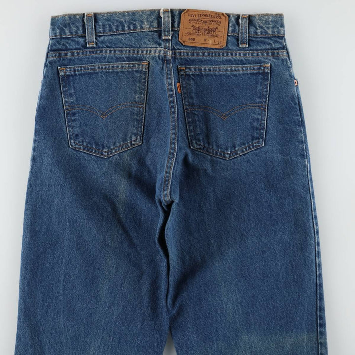 Levi's 40550-0215 Orange Tab Tapered Denim Pants, Made in USA, Men's W32 (approx.), Vintage. cotton blue type Vintage Second Hand