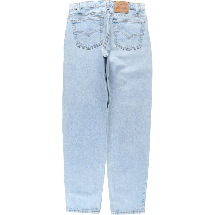 90'S Levi's 550 Relaxed Fit Tapered Leg Tapered Denim Pants Made in USA Men's W33 Vintage cotton blue type Vintage Second Hand