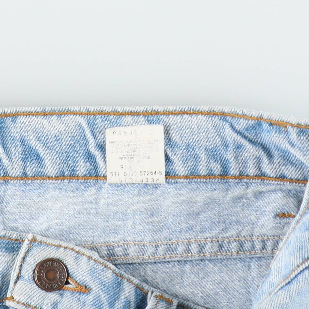 90'S Levi's 550 Relaxed Fit Tapered Leg Tapered Denim Pants Made in USA Men's W33 Vintage cotton blue type Vintage Second Hand