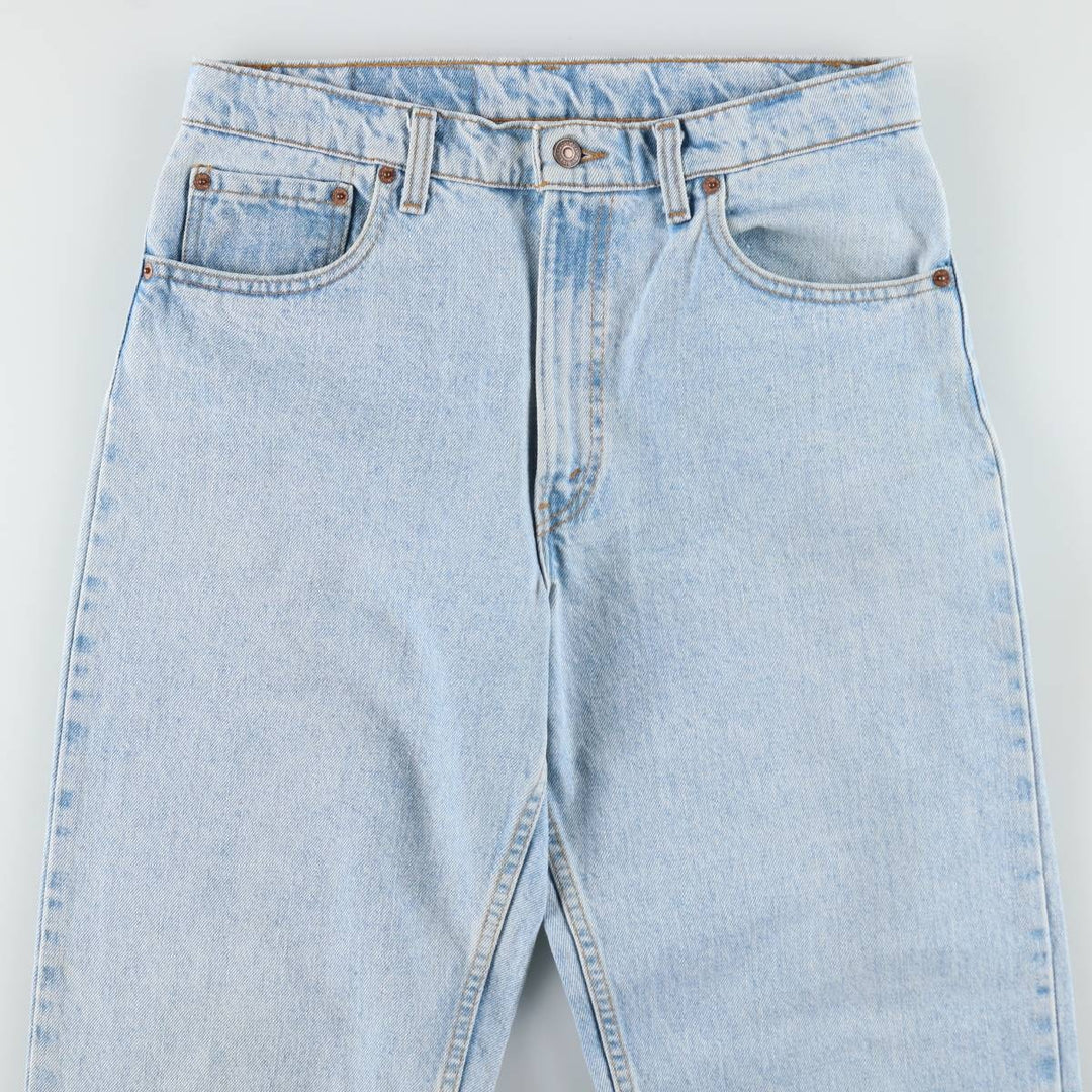 90'S Levi's 550 Relaxed Fit Tapered Leg Tapered Denim Pants Made in USA Men's W33 Vintage cotton blue type Vintage Second Hand