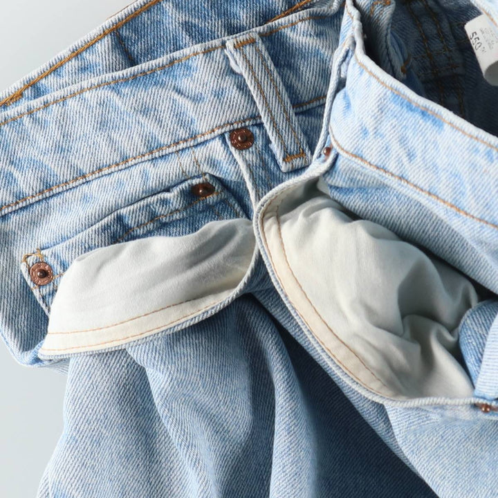 90'S Levi's 550 Relaxed Fit Tapered Leg Tapered Denim Pants Made in USA Men's W33 Vintage cotton blue type Vintage Second Hand