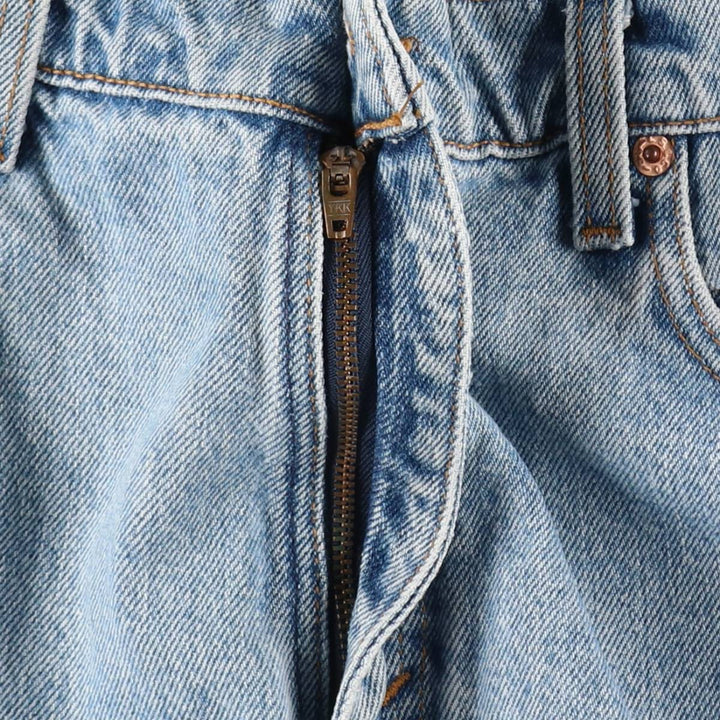 1990'S Levi's 10550-4392 Relaxed Fit Tapered Leg Denim Pants, Made in USA, Women's Size L (W30 equivalent) cotton blue type Vintage Second Hand