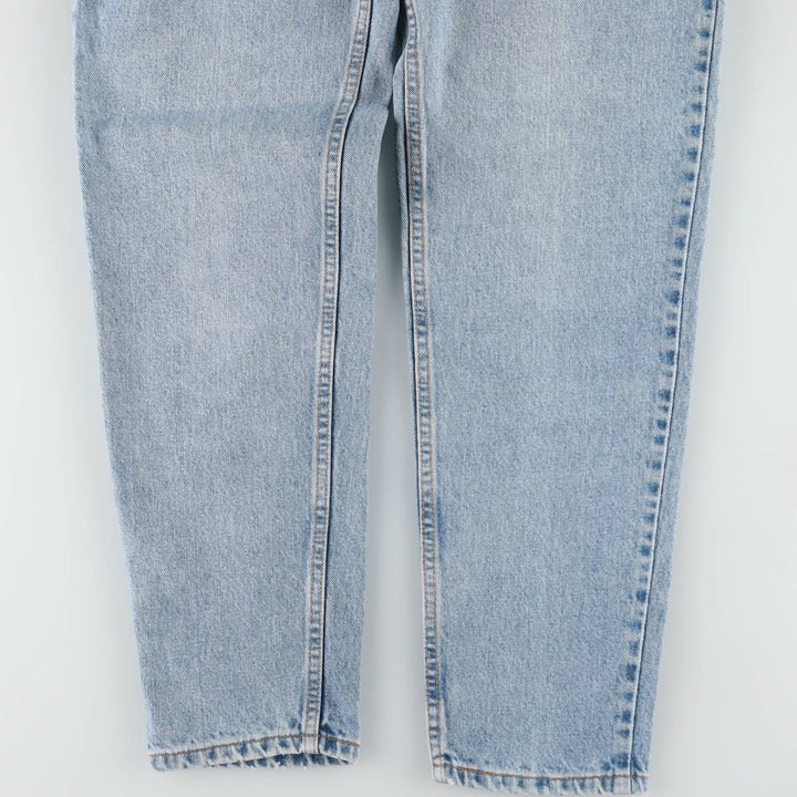 1990'S Levi's 10550-4392 Relaxed Fit Tapered Leg Denim Pants, Made in USA, Women's Size L (W30 equivalent) cotton blue type Vintage Second Hand