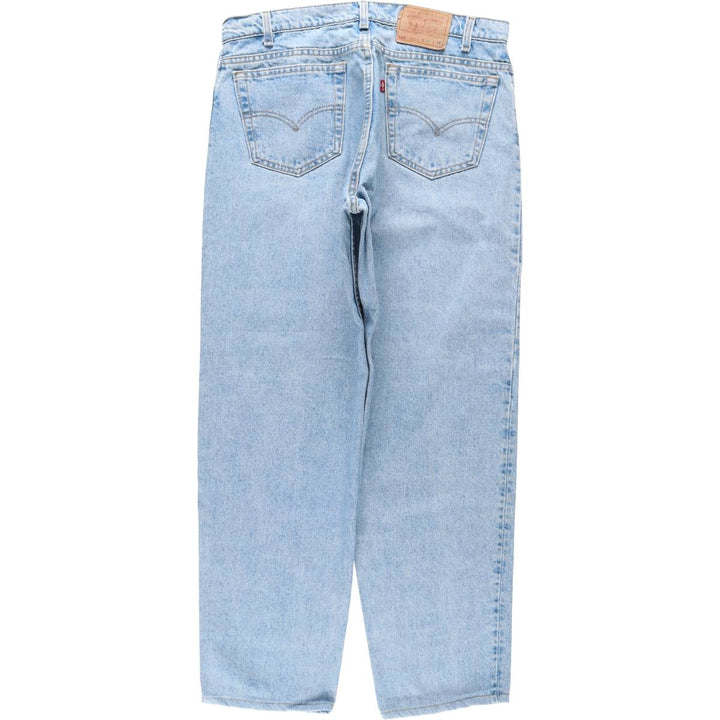 90'S Levi's 550 Relaxed Fit Tapered Leg Tapered Denim Pants Made in USA Men's W36 Vintage cotton blue type Vintage Second Hand