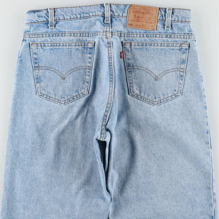 90'S Levi's 550 Relaxed Fit Tapered Leg Tapered Denim Pants Made in USA Men's W36 Vintage cotton blue type Vintage Second Hand