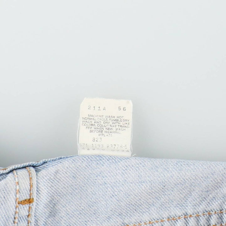 90'S Levi's 560 Loose Fit Tapered Leg Orange Tab Tapered Denim Pants, Made in USA, Men's W37 (approx.), Vintage unclear blue type Vintage Second Hand