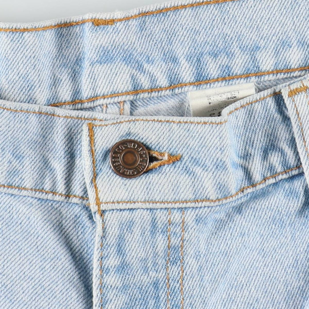 90'S Levi's 560 Loose Fit Tapered Leg Orange Tab Tapered Denim Pants, Made in USA, Men's W37 (approx.), Vintage unclear blue type Vintage Second Hand