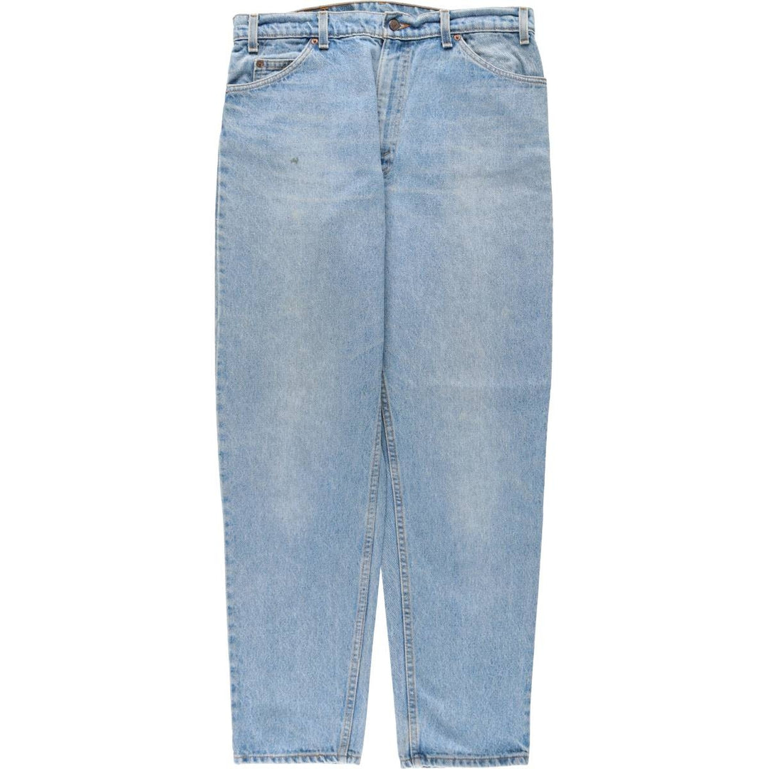 1990'S Levi's 40550-0213 Orange Tab Tapered Denim Pants, Made in USA, Men's W36 (approx.), Vintage cotton blue type Vintage Second Hand