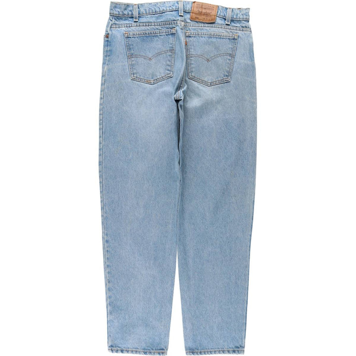 1990'S Levi's 40550-0213 Orange Tab Tapered Denim Pants, Made in USA, Men's W36 (approx.), Vintage cotton blue type Vintage Second Hand