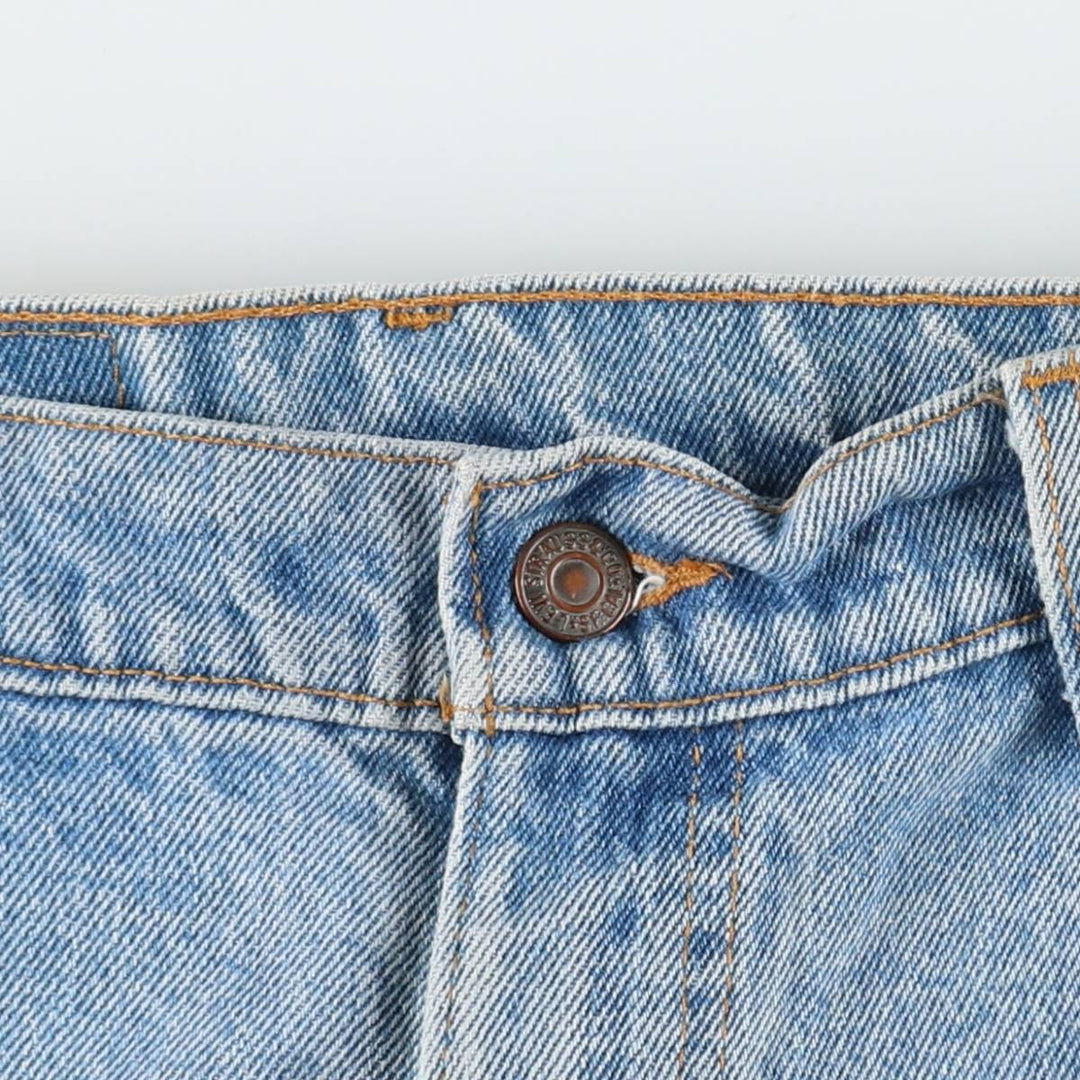 1990'S Levi's 40550-0213 Orange Tab Tapered Denim Pants, Made in USA, Men's W36 (approx.), Vintage cotton blue type Vintage Second Hand