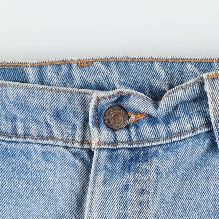 1990'S Levi's 40550-0213 Orange Tab Tapered Denim Pants, Made in USA, Men's W36 (approx.), Vintage cotton blue type Vintage Second Hand